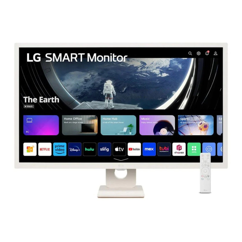 LG 32SR50F-W 32" 60Hz FHD Smart Gaming Monitor - شاشة